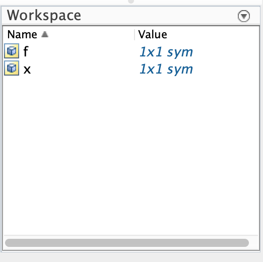 Workspace in Matlab